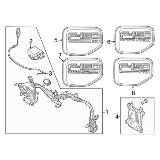 Ford OE - Fender & Components (To 10/31/2024, Charging Port)