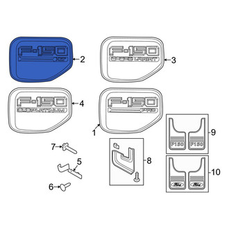 Ford OE - Front Right Fender Emblem