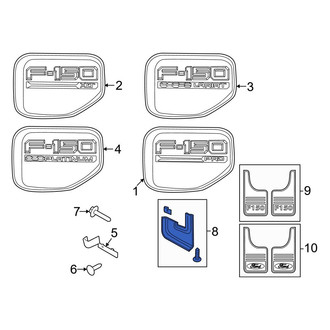 Ford OE - Front Mud Flap