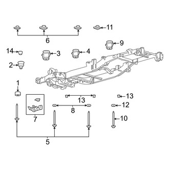Ford OE - Frame - Body Mounting