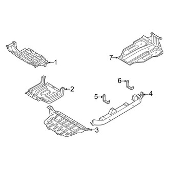 Ford OE - Frame - Splash Shields