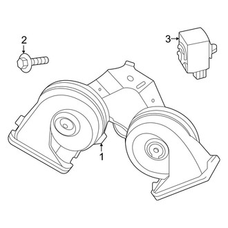 Ford OE - Electrical - Horn