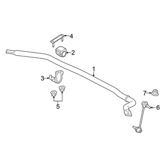 Ford OE - Front Suspension - Stabilizer Bar & Components