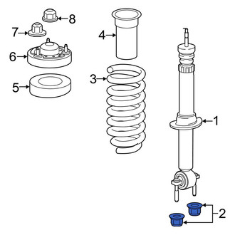 Ford OE - Lower Suspension Strut Nut