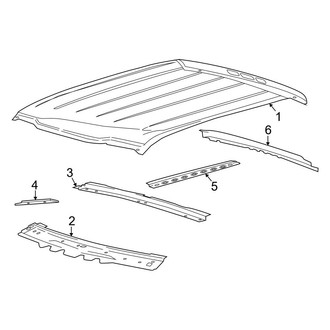 Ford OE - Cab - Roof & Components (W/O Panoramic)