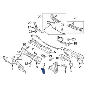 Ford OE - Front Left Cowl Side Panel