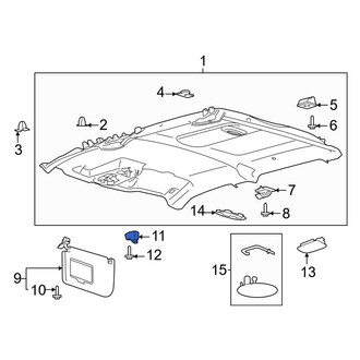 Ford OE - Left Sun Visor Holder
