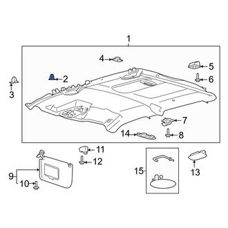 Ford OE - Sun Visor Nut
