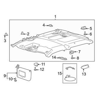 Ford OE - Cab - Interior Trim (Headliner & Visors)