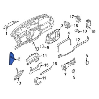 Ford OE - Right Instrument Panel Side Cover