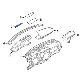 Ford OE - Right Upper Instrument Panel Cover