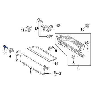 Ford OE - Glove Box Door Screw