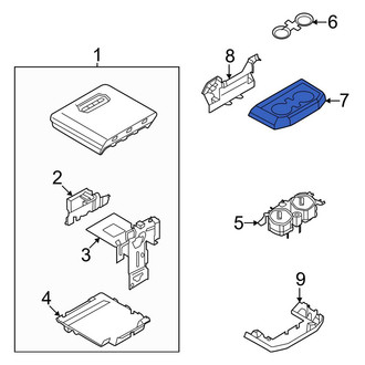 Ford OE - Center Upper Console Trim Panel