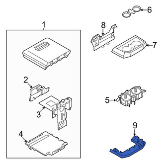 Ford OE - Rear Lower Console Trim Panel