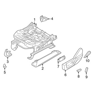 Ford OE - Seats & Tracks - Tracks & Components (Driver Seat, Power Seat)