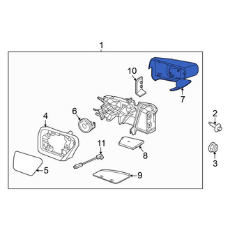 Ford OE - Front Left Door Mirror Cover
