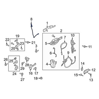 Ford OE - Front Left Keyless Entry Keypad