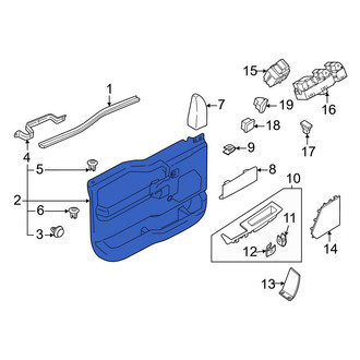 Ford OE - Front Left Inner Door Interior Trim Panel