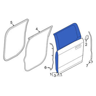 Ford OE - Rear Right Door Shell