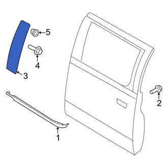 Ford OE - Rear Left Door Applique