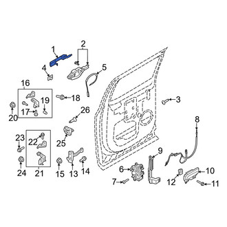 Ford OE - Rear Outer Exterior Door Handle