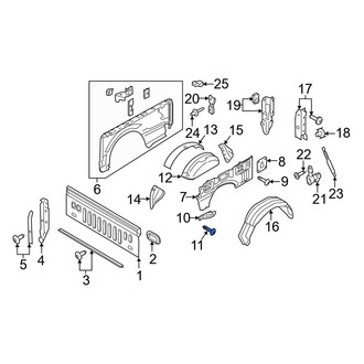 Ford OE - Tie Down Hook Screw