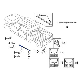 Ford OE - Center Left Stone Deflector