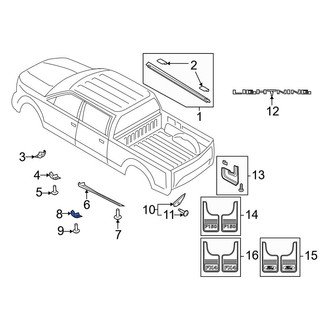 Ford OE - Rear Left Stone Guard