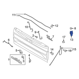 Ford OE - Rear Tailgate Latch