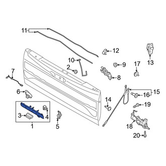 Ford OE - Rear Tailgate Handle