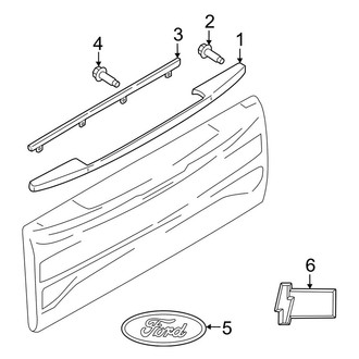 Ford OE - Tail Gate - Exterior Trim