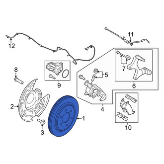 Ford OE - Rear Disc Brake Rotor