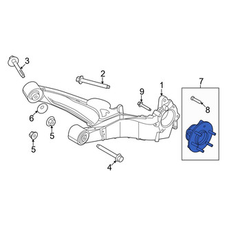 Ford OE - Rear Wheel Bearing and Hub Assembly