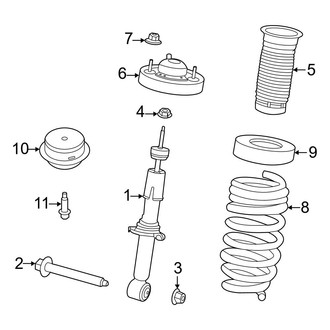 Ford OE - Rear Suspension - Shocks & Components