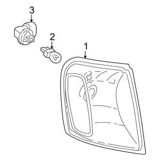 Ford OE - Front Lamps - Park & Side Marker Lamps