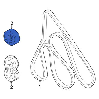Ford OE - Accessory Drive Belt Idler Pulley