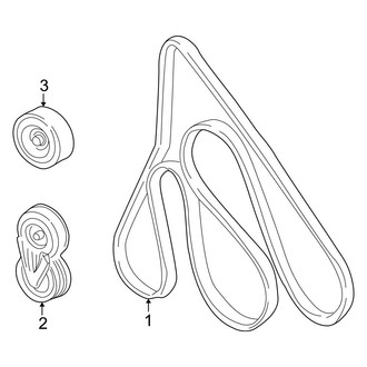 Ford OE - Cooling - Belts & Pulleys (XLS / XLT)