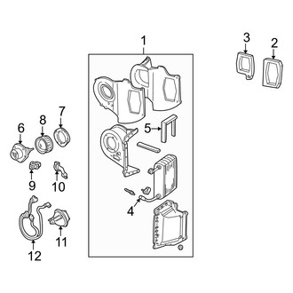Ford OE - Air Conditioner & Heater - Evaporator & Heater Components