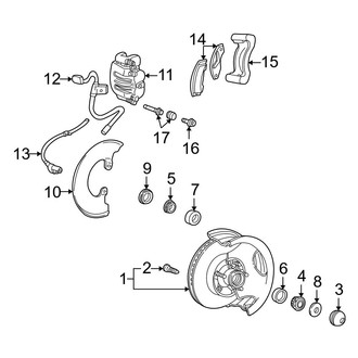 Ford OE - Front Suspension - Brake Components (RWD)
