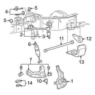 Ford OE - Front Suspension - Suspension Components (RWD)