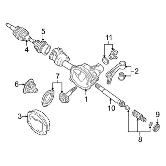 Ford OE - Front Suspension - Carrier & Front Axles (4WD)