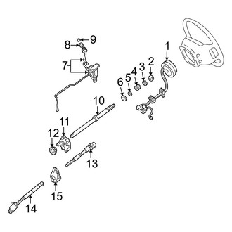 Ford OE - Steering Column - Shaft & Internal Components (W/O Tilt Wheel)