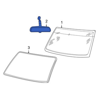 Ford OE - Front Interior Rear View Mirror