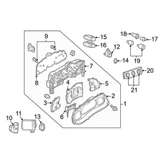 Ford OE - Instrument Panel - Cluster & Switches