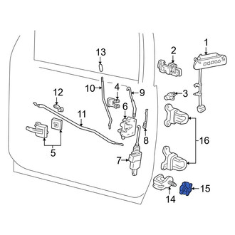 Ford OE - Front Door Lock Striker Pin
