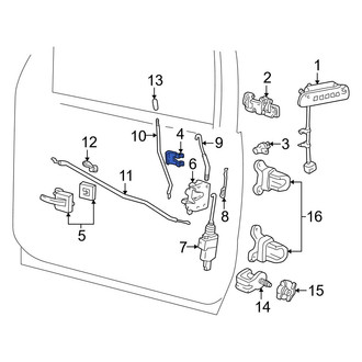 Ford OE - Door Lock Cylinder Clip