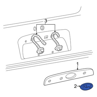 Ford OE - Rear Hatch Emblem