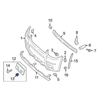 Ford OE - Bumper Cover Rivet