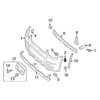 Ford OE - Mud Flap Clip