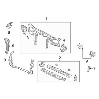 Ford OE - Radiator Support (Limited / XLS / XLT / XLT No Boundaries / XLT Sport)